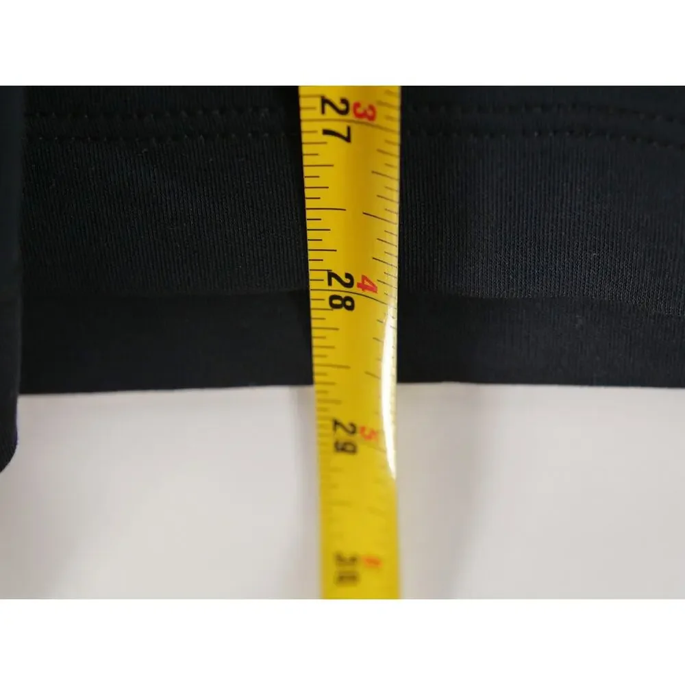NWT UNTUCKit Ireton Damaschino Polo Mens Large Black Long Sleeve Ribbon Buttons
